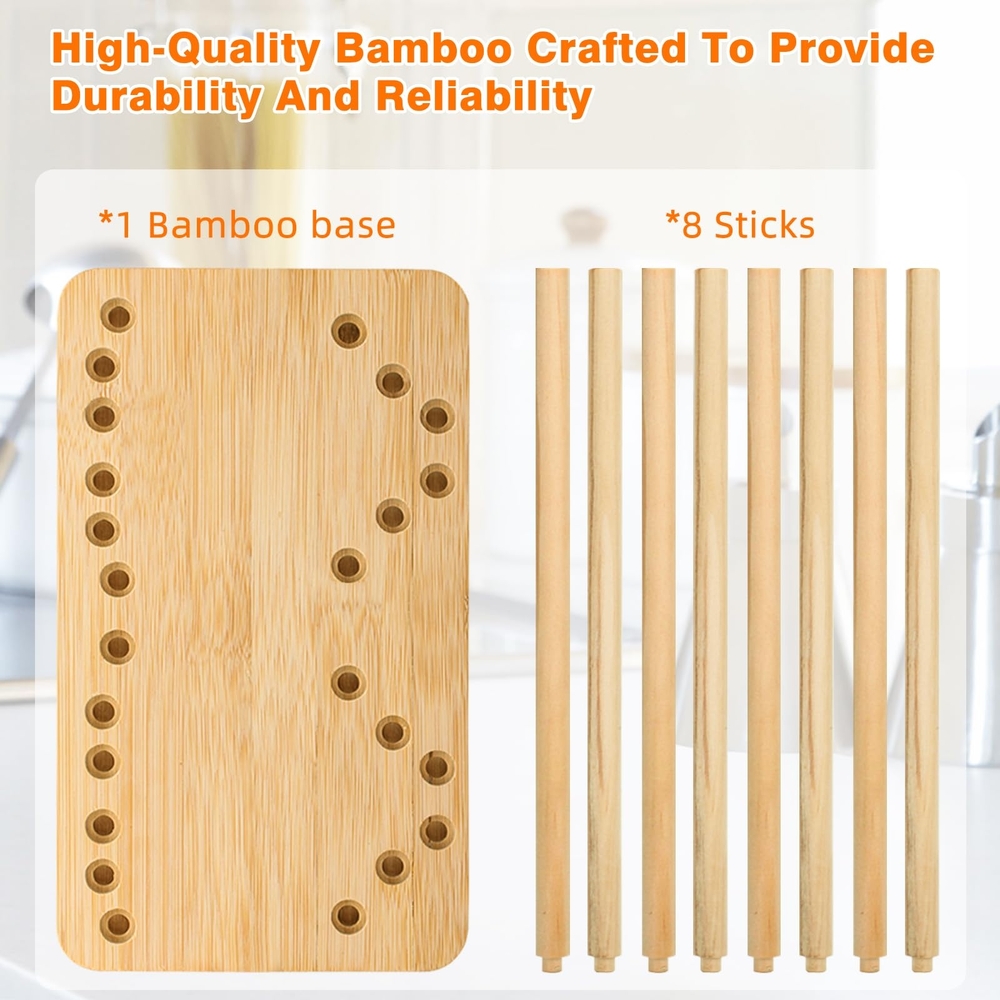 Bamboo Lid Organizer